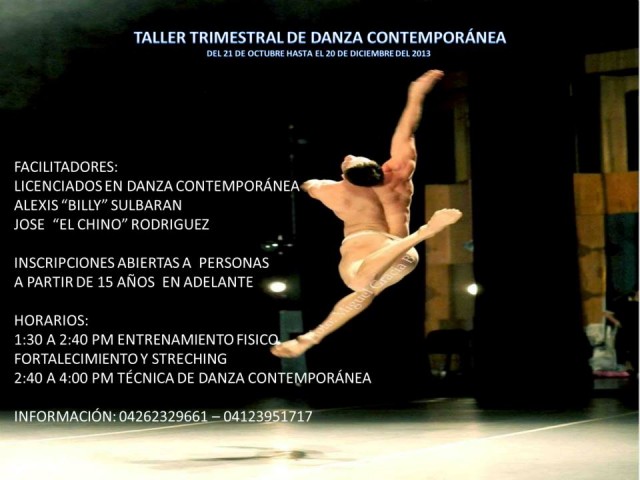 Taller trimestral danza contemporánea