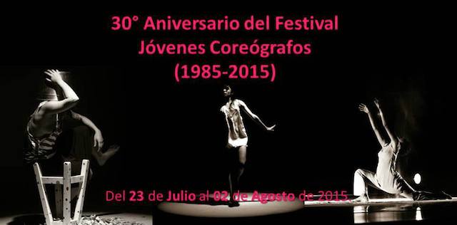 30 Festival Jóvenes Coreógrafos. Julio 2015. Afiche.