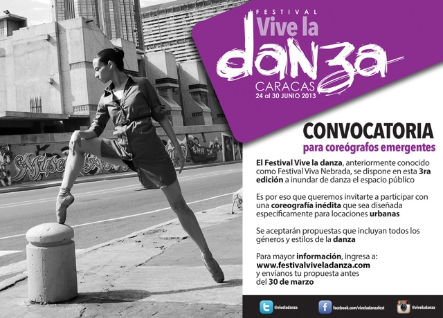 Festival Vive la Danza busca coreógrafos emergentes